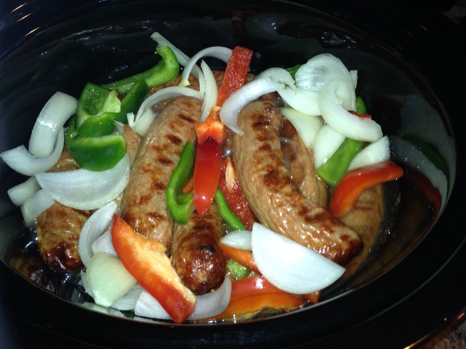 Slow Cooker Beer Brats