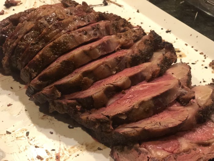 Smoked Prime Rib on Green Mountain Grills Jim Bowie