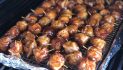 Bacon Wrapped Meatballs on the Green Mountain Grills
